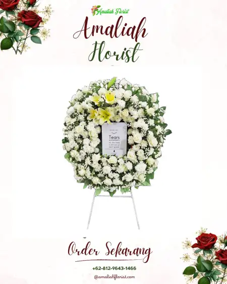 Krans Bunga Duka Ciputih